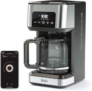 Atomi Smart Smart WiFi Coffee Maker, No-Spill Carafe