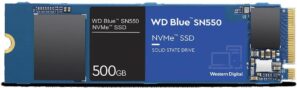 Western Digital SN550 NVMe SSD – 500 Go – M.2 2280
