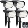 Brightown Solar Lights Outdoor Waterproof, White/Warm