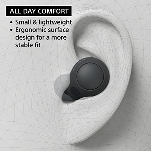 Sony WF-C700N Wireless Noise Canceling Earbuds, Black - Image 4