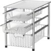 Simple Houseware Stackable 3 Tier Basket Organizer Drawer