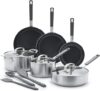 GreenPan Stainless Steel 12 Piece Cookware Set