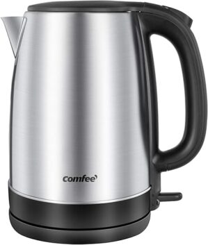 COMFEE' Stainless Steel Electric Tea Kettle, BPA-Free