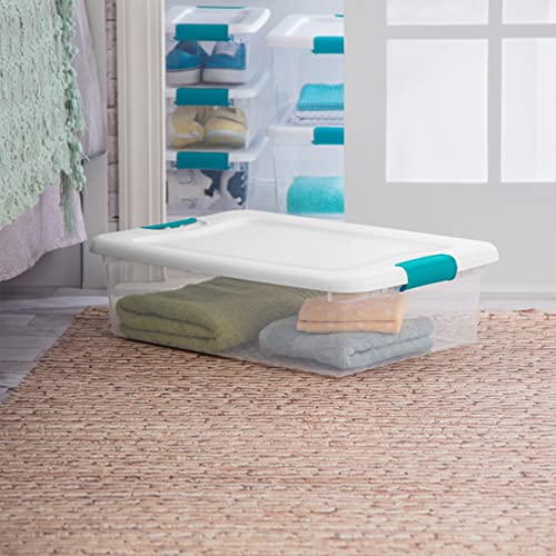 Sterilite Latching Storage Box, See-Through Base - Image 3