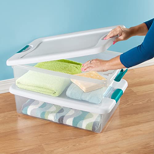 Sterilite Latching Storage Box, See-Through Base - Image 4