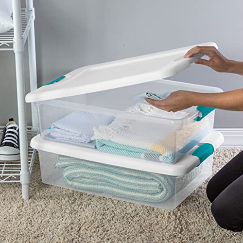 Sterilite Latching Storage Box, See-Through Base - Image 5