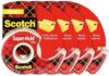 Scotch Super-Hold Wide Tape, 4 Rolls, 4198W-SIOC