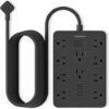 TESSAN Surge Protector Extension Cord 10 Ft