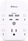 Mifaso Surge Protector Outlet With USB Ports