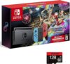 Nintendo Switch Console Holiday Bundle – Neon Mario, 128GB MicroSD