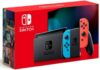 Nintendo Switch With Neon Blue And Red Joy‑Con
