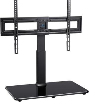 PERLESMITH Swivel Universal TV Stand For 37-75 Inch TVs
