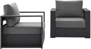 Modway Tahoe Fabric & Aluminum Outdoor Armchair