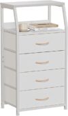 Furnulem Tall 4 Drawers Dresser, Vertical Storage Tower