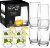 Kitchen Lux Tall & Short Drinking Glasses Set