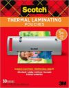 Scotch Thermal Laminating Pouches, 5 Mil Thick