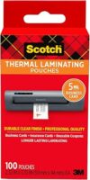Scotch Thermal Laminating Pouches, 5 Mil, TP5851-100
