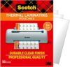 Scotch Thermal Laminating Pouches, 50 Pack, 3 Mil