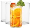 LUXU Thin Highball Glasses Set, 19 oz