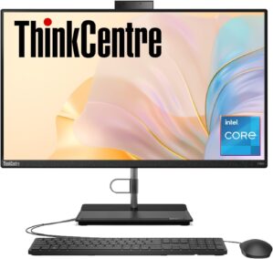 Lenovo ThinkCentre All-in-One Business Computer, 23.8″ FHD Display