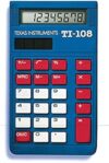 Texas Instruments TI-108 Solar Powered Calculator