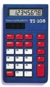 Texas Instruments TI108 Single 108/BK/D Calculator