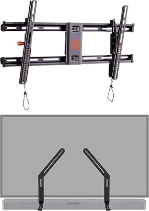 ECHOGEAR Tilting TV Wall Mount & Sound Bar Brackets