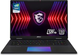 msi Titan 18 HX 1” 120Hz MiniLED Gaming Laptop