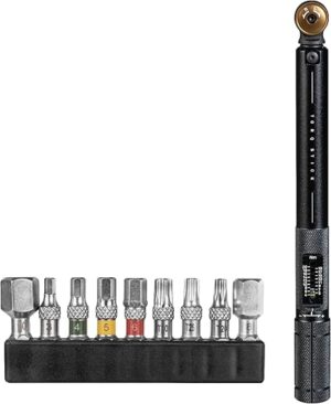 Topeak Torq Stick 4-20Nm, 9 Tool Bits