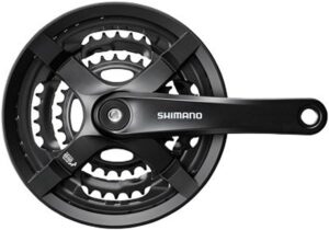 SHIMANO Tourney FC-TY501 Crankset – 175mm, Black