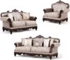 Furniture of America Traditional Upholstered 3-Piece Sofa Set