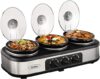 Sunvivi Triple Slow Cooker Buffet Server 4.5 QT