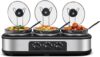 X WINDAZE Triple Slow Cooker With Lid Rests