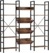 IRONCK Triple Wide Industrial 5-Tier Bookshelf