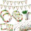 GREHUMOR Tropical Luau Party Decorations Set
