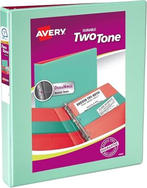 AVERY Two-Tone Durable View Binder 17288