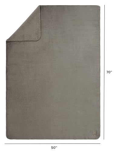 UGG Whitecap Plush Flannel Oversized Fleece Blanket, 18964 - Image 4