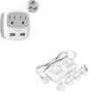 TESSAN UK Travel Plug Adapter With USB Charger