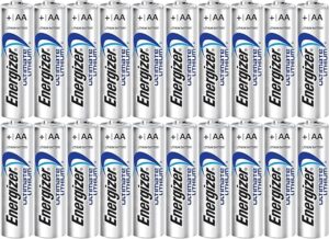 Energizer Ultimate Lithium AA Batteries - 20 Pack