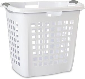 Sterilite Ultra Easy Carry Laundry Hamper, White