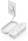 TESSAN Ultra Thin Flat Plug Surge Protector