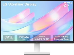 LG Ultrafine 27-Inch 4K UHD Monitor 27US500-W