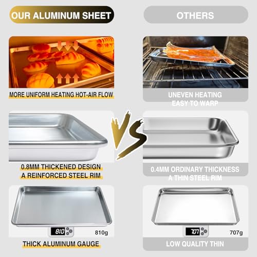 Umite Chef Umite Chef Baking Sheet Pan Set - Image 3