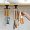 DEPAOTLUX Under Cabinet 360° Rotating Utility Hooks