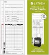 Lathem Universal Payroll/Job Time Cards, E79-100