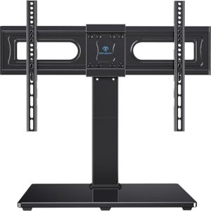 PERLESMITH Universal Swivel TV Stand For 37-75 Inch TVs