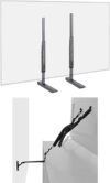 ECHOGEAR Universal TV Stand & Safety Strap – Adjustable Base