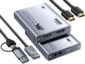 Fulfalic USB 3.0 4K HDMI Video Capture Card
