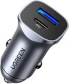 UGREEN USB C Car Charger, PD 20W & QC18W
