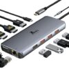 LIONWEI USB C Docking Station Dual Monitor